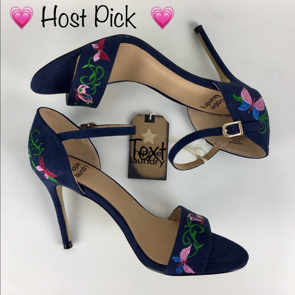 Boho Hippie Laundry Vivienne Shoes Heels 8 Blue